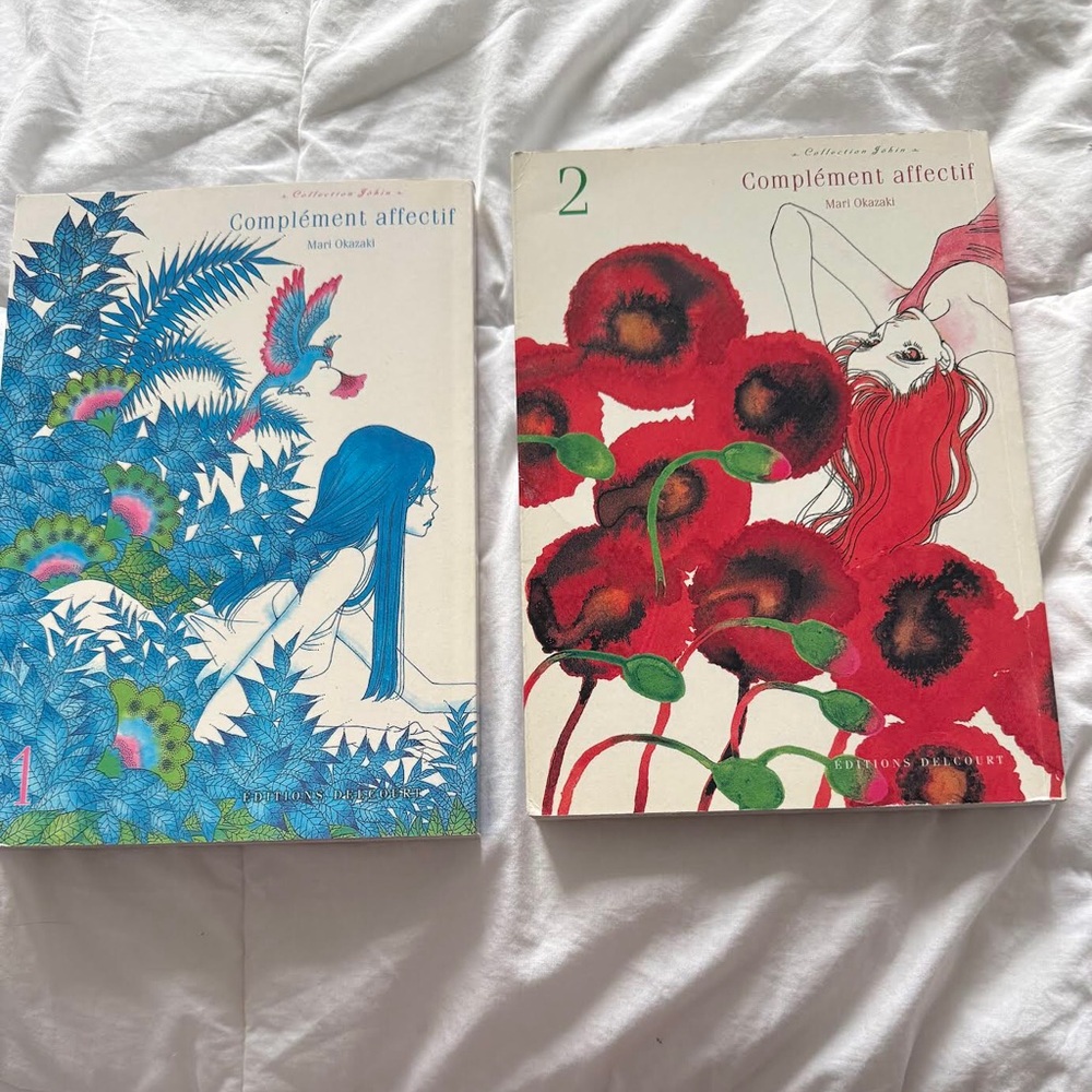 Complement affectif Manga Vols. 1 & 2 - Blue & Red Covers in French
